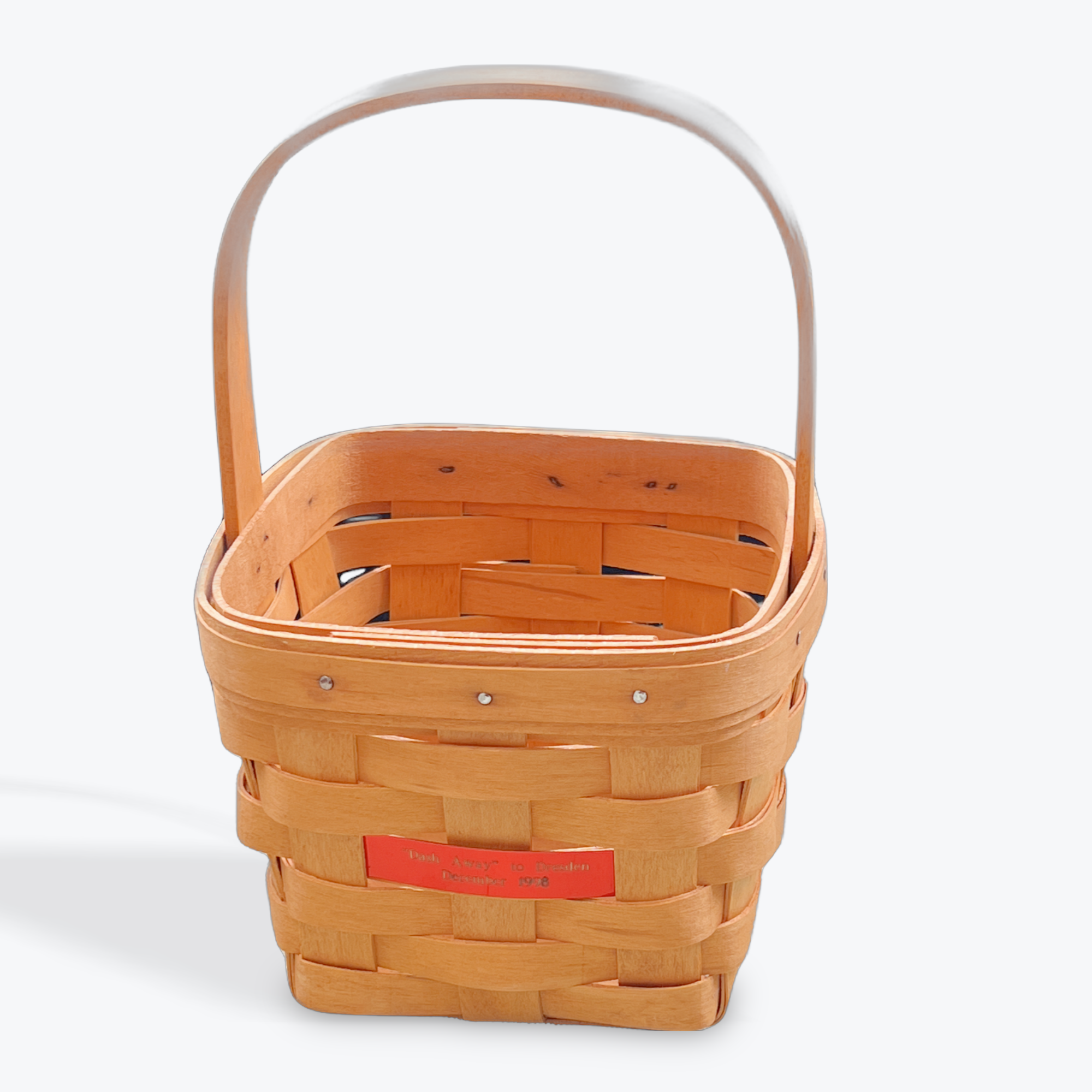 Longaberger Pie Carrier Basket | Greene Acres Christmas Tree Farm display picture 1